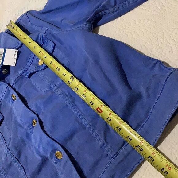 MK Oxford Blue stretch denim jacket. XL. NWT - Picture 8 of 11